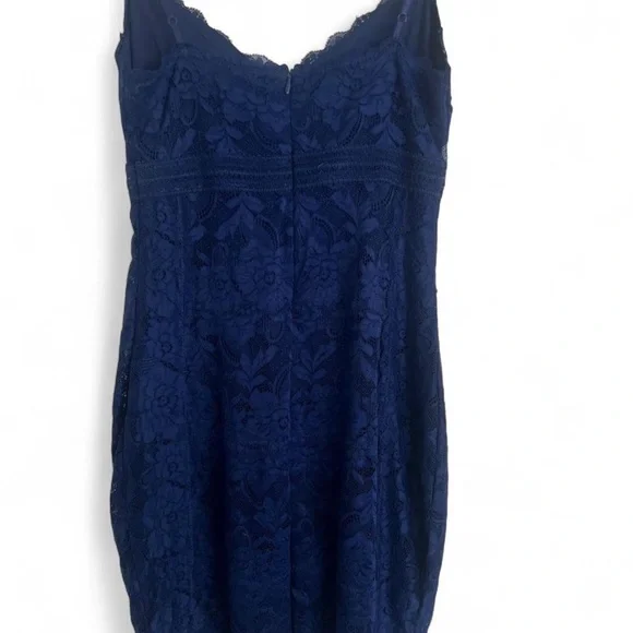 Guess Elegant Navy Blue Lace Dress 💙 - Picture 5 of 5